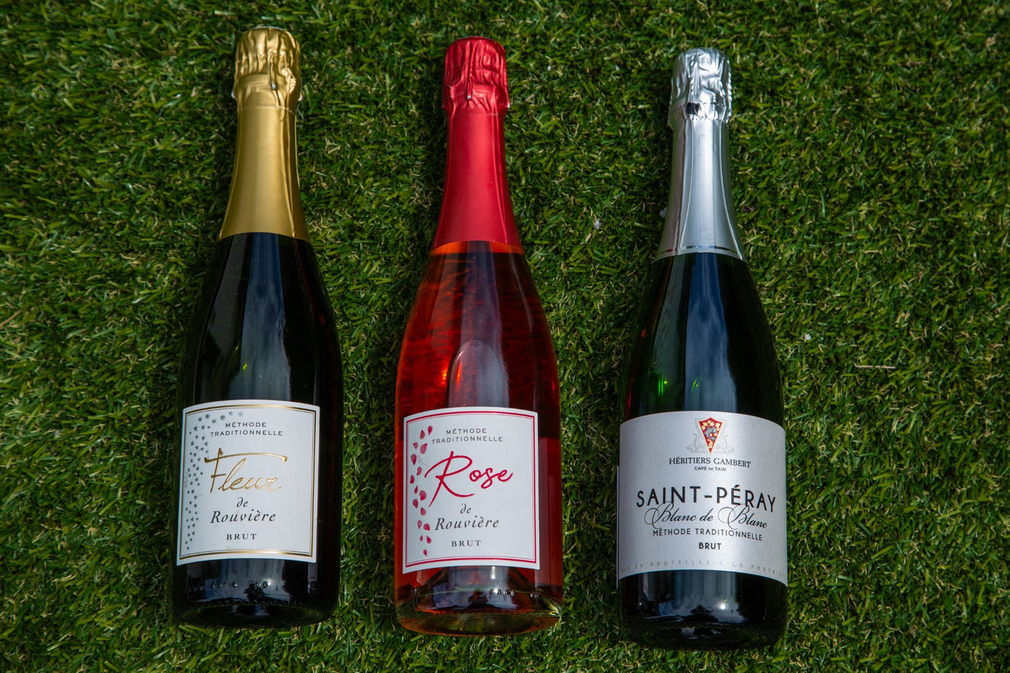 Bottles of Sparkling wine